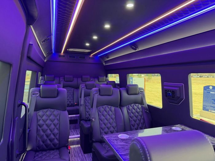 Executive Sprinter seating – Arvada limo service